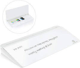 Small Glass Desktop Whiteboard Dry-Erase-Board